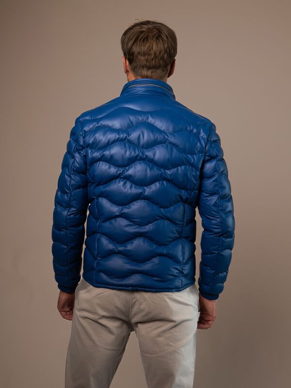 Nrburg Mens Down Leather Jacket