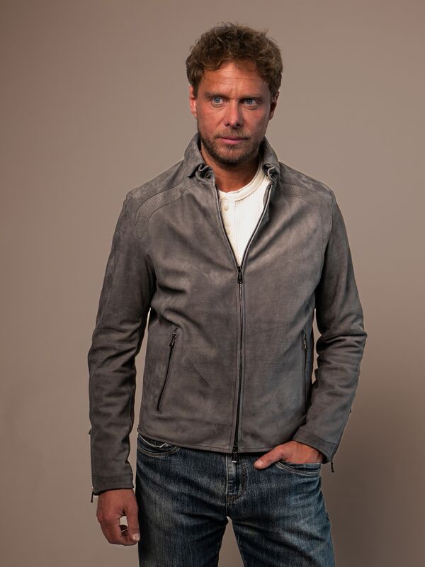 San Remo Mens Leather Jacket