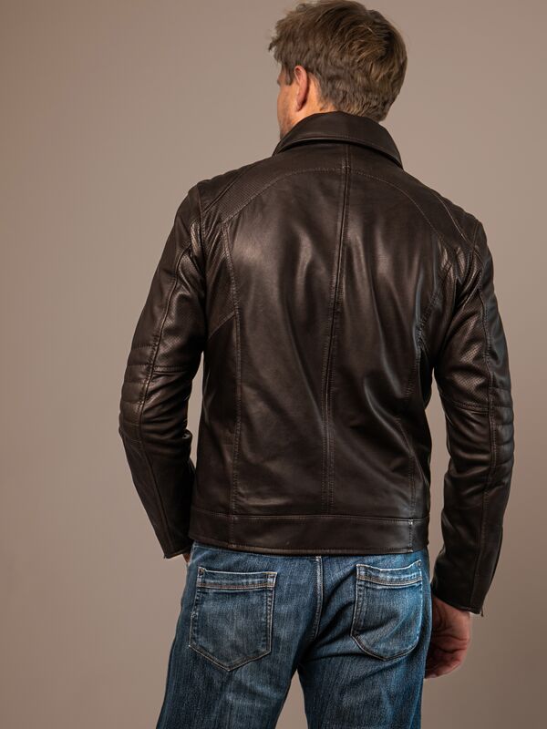 Sao Paulo Mens Leather Jacket