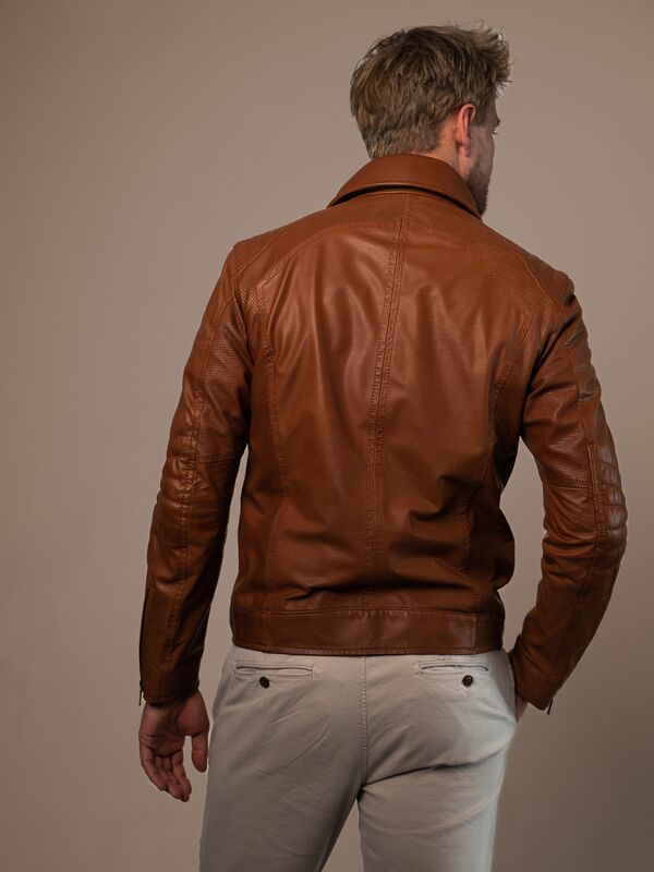 Sao Paulo Mens Leather Jacket