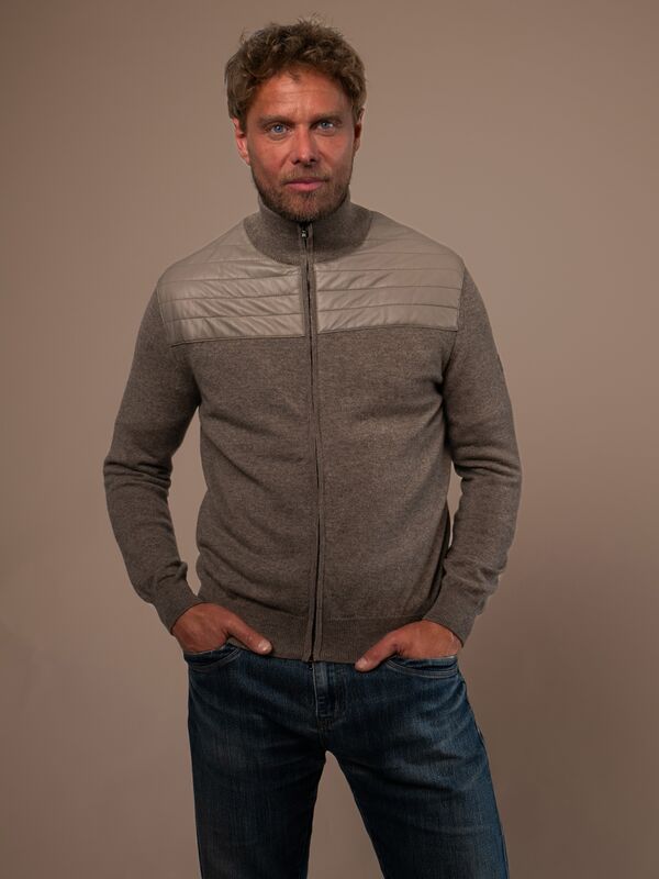Rostow Mens Cashmere Leather Jacket
