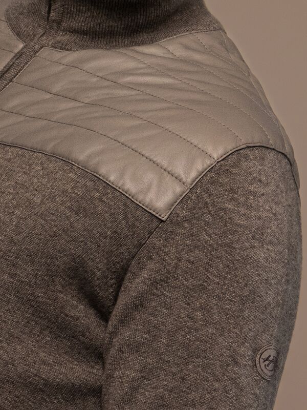 Rostow Mens Cashmere Leather Jacket