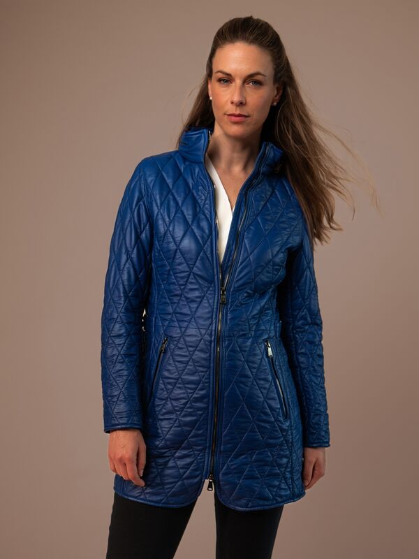 Kemora Ladies Quilted Leather Coat
