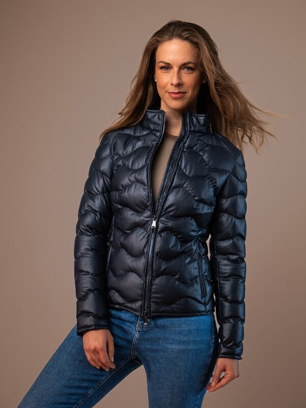 Monterey Ladies Leather Down Jacket