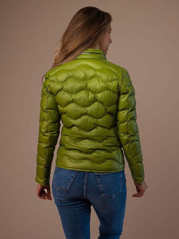 Monterey Ladies Leather Down Jacket