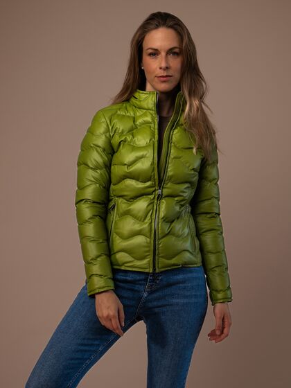 Monterey Ladies Leather Down Jacket