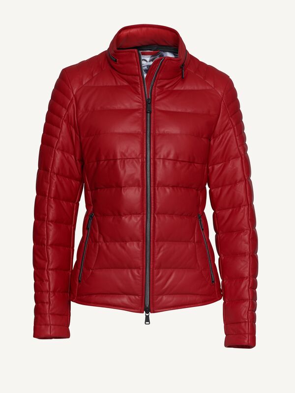 Sky Walk Ladies Down Leather Jacket