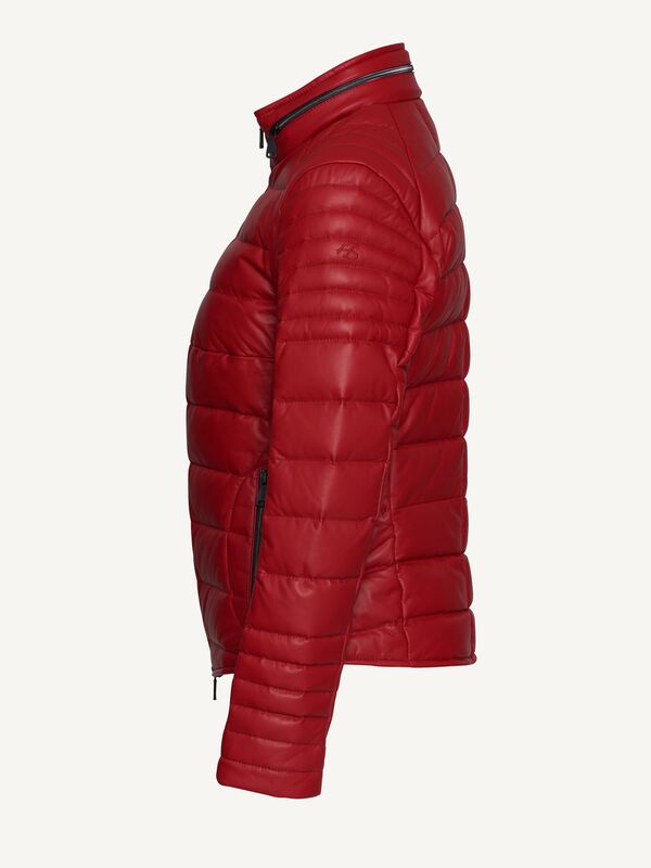 Sky Walk Ladies Down Leather Jacket