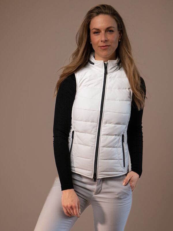 Spa Ladies Leather Down Gilet