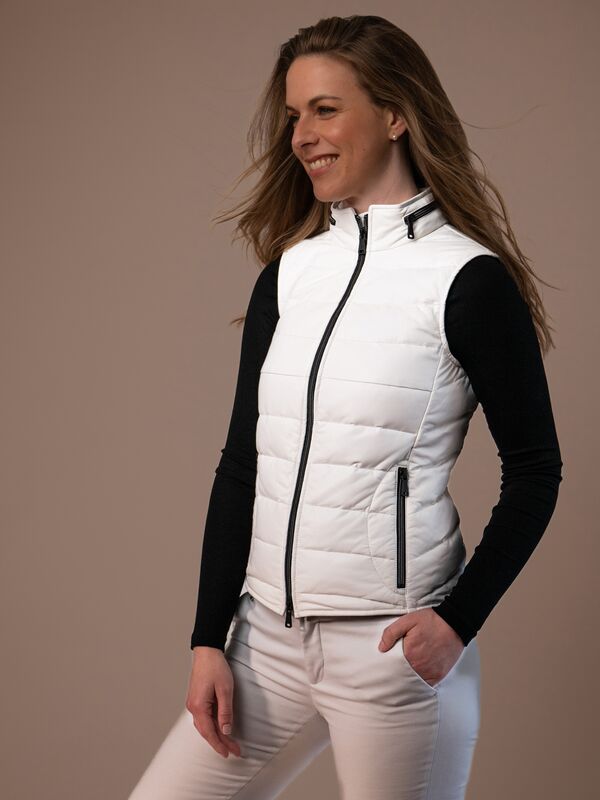 Spa Ladies Leather Down Gilet