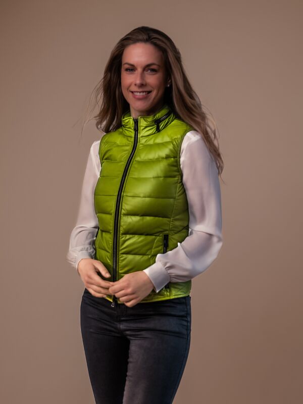 Spa Ladies Leather Down Gilet