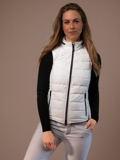 Spa Ladies Leather Down Gilet
