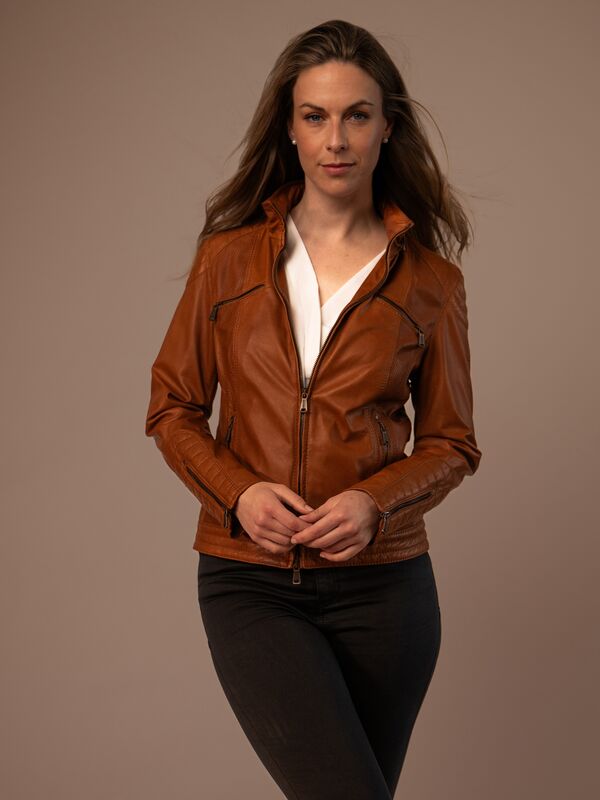 Sun Beam Ladies Leather Jacket