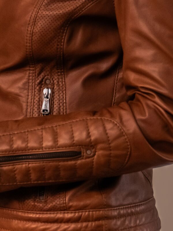 Sun Beam Ladies Leather Jacket