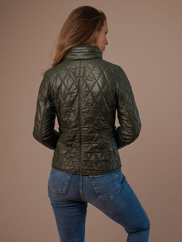 Virginia Ladies Quilted Leather Jacket