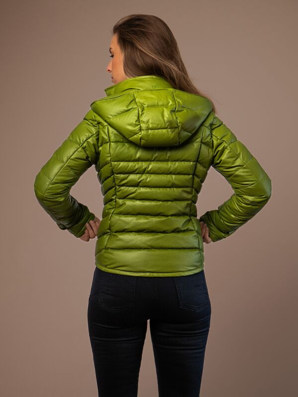 Alania Ladies Leather Down Jacket