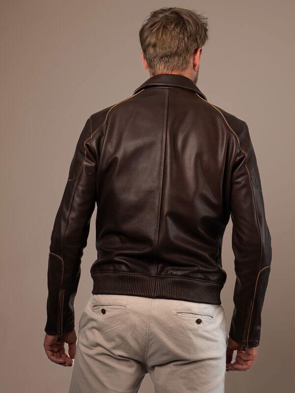 Brnn Mens Leather Jacket