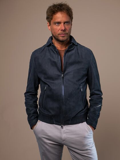 Hockenheim Mens Leather Jacket